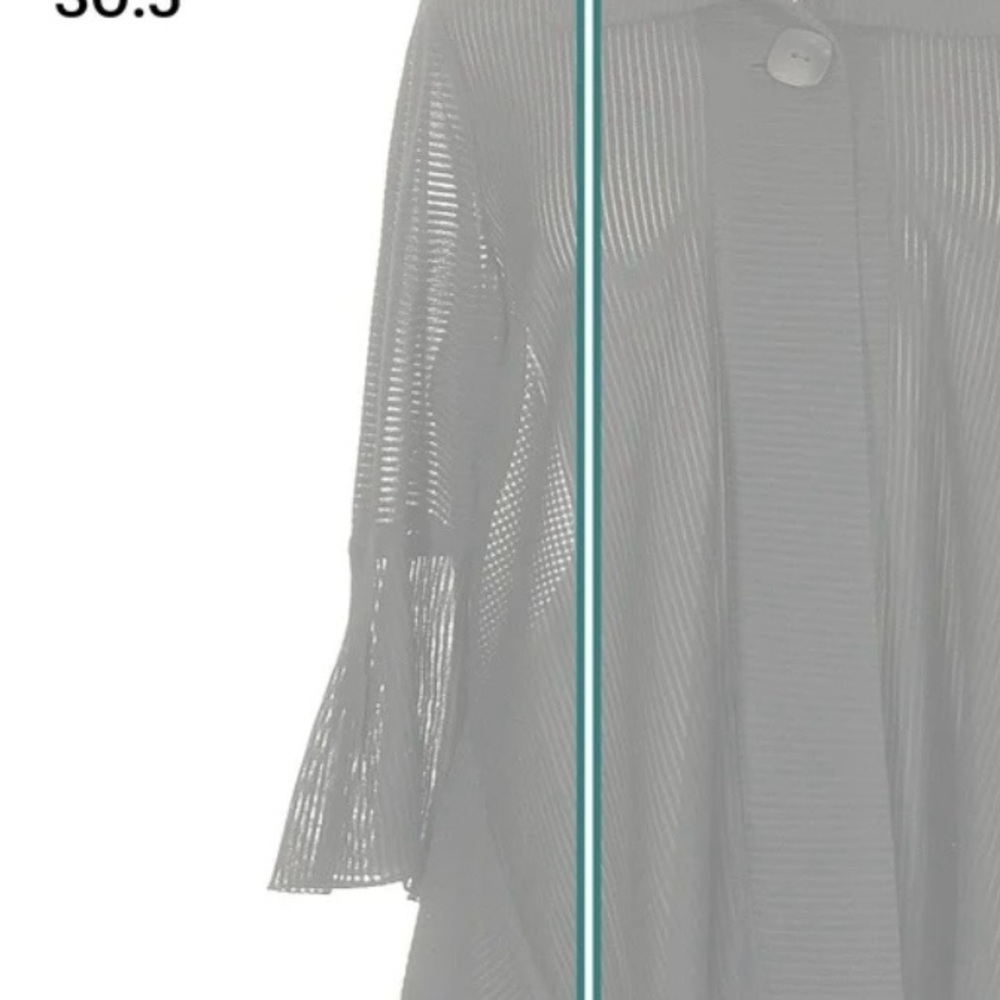One Button Asymmetrical Cardigan | EUC - Picture 2 of 6